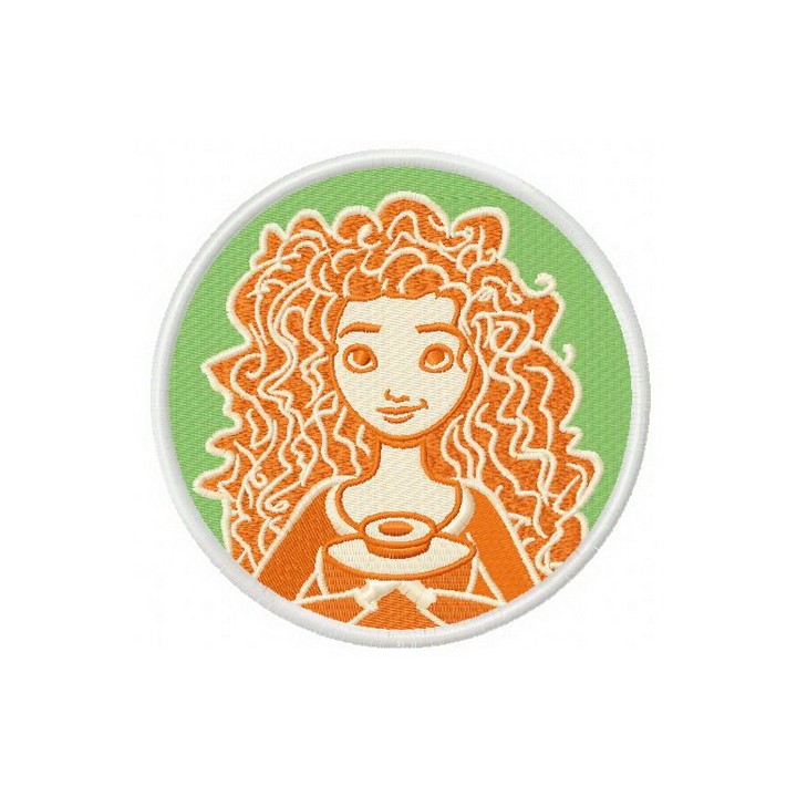 Merida embroidery design - Embroidery Design