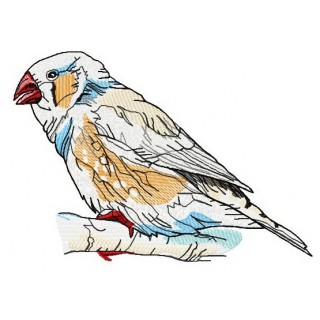 Sparrow embroidery design - Embroidery Design