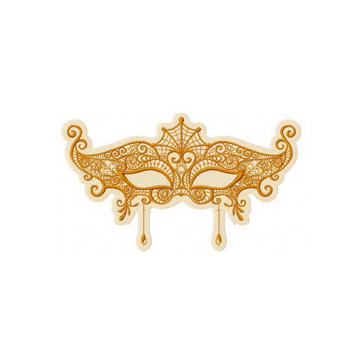 Mask 6 embroidery design - Embroidery Design