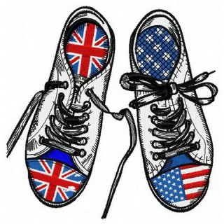 International gumshoes embroidery design - Embroidery Design