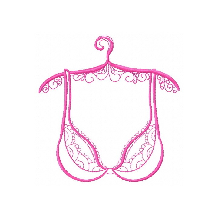 Bra 2 embroidery design - Embroidery Design