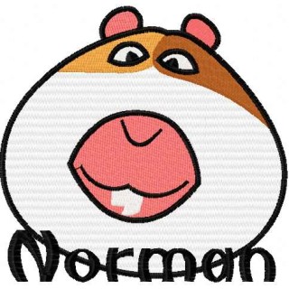 Norman 2 embroidery design - Embroidery Design