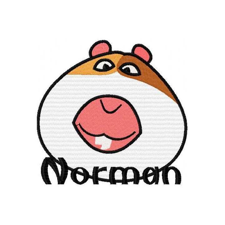 Norman 2 embroidery design - Embroidery Design