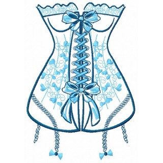 Corset 2 embroidery design - Embroidery Design