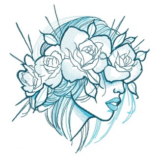 Summer mood embroidery design - Embroidery Design