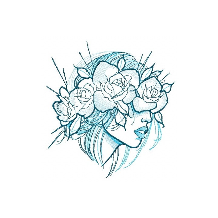 Summer mood embroidery design - Embroidery Design