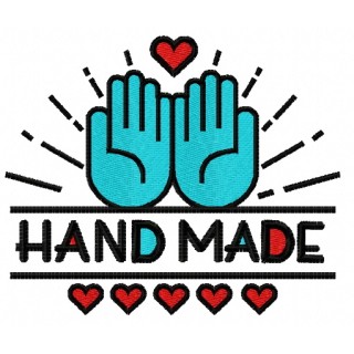 Handmade 2 embroidery design - Embroidery Design