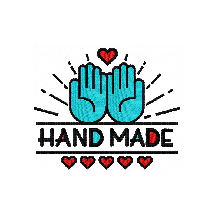 Handmade 2 embroidery design - Embroidery Design