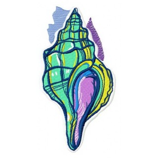Sea shell 5 embroidery design - Embroidery Design