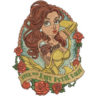 Till the last petal falls embroidery design - Embroidery Design