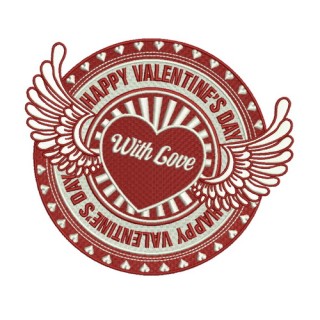 With love embroidery design - Embroidery Design