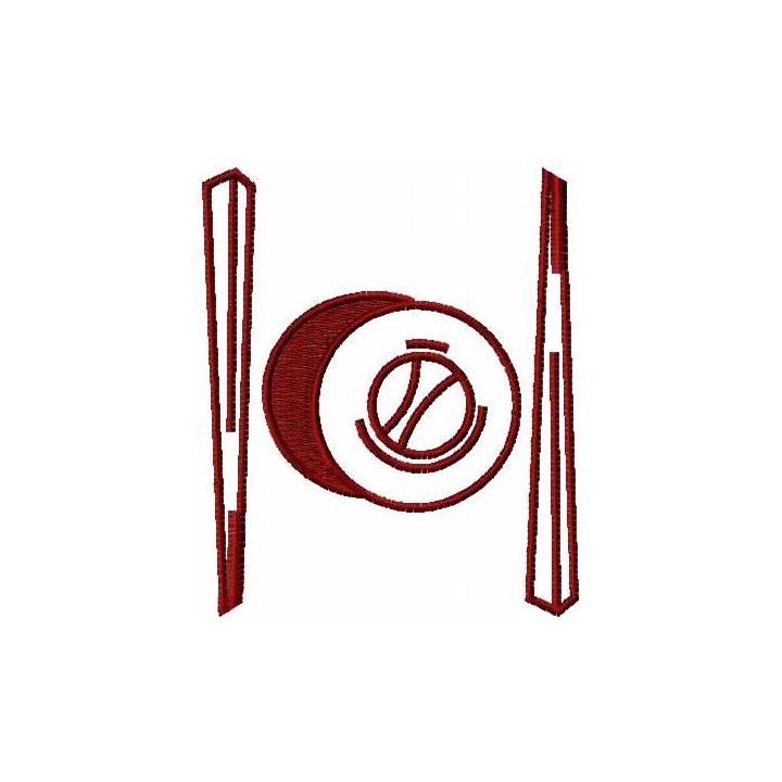 Sushi bar logo embroidery design - Embroidery Design