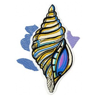 Sea shell 3 embroidery design - Embroidery Design