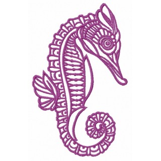 Sea horse 8 embroidery design - Embroidery Design