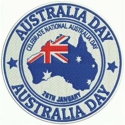 Preview of the Australia Day 2 embroidery design featuring vibrant patterns celebrating Australian culture.