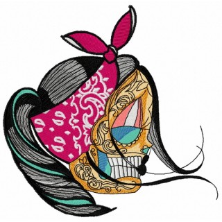 Wild lily 3 embroidery design - Embroidery Design