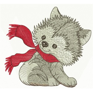 Husky 2 embroidery design - Embroidery Design