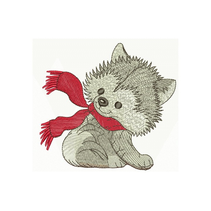 Husky 2 embroidery design - Embroidery Design