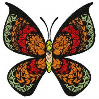 Black beauty embroidery design - Embroidery Design