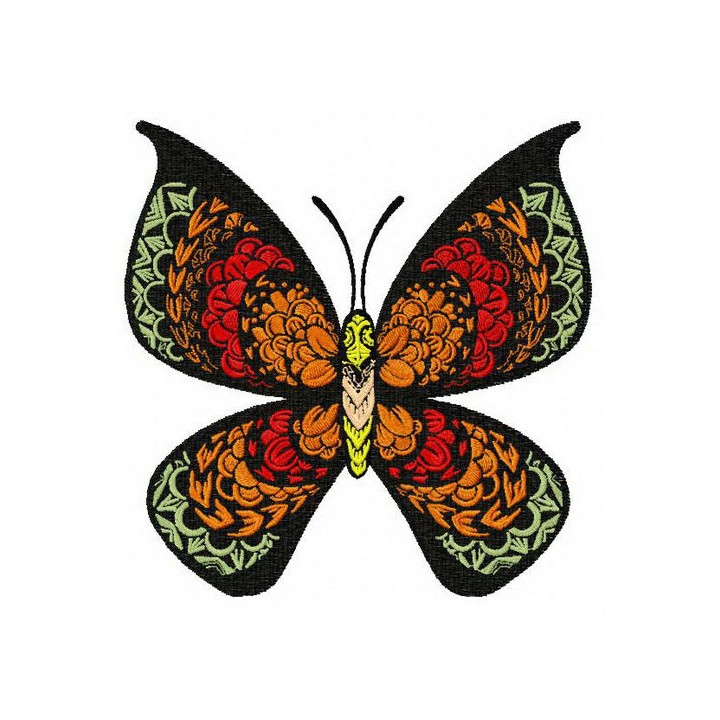 Black beauty embroidery design - Embroidery Design