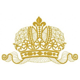 Crown 2 embroidery design - Embroidery Design