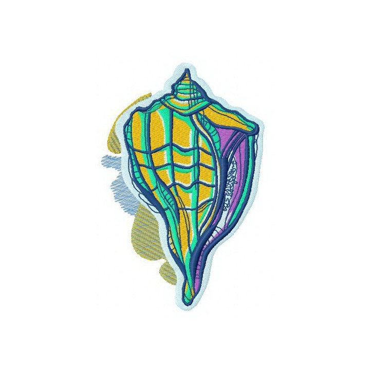 Sea shell 2 embroidery design - Embroidery Design