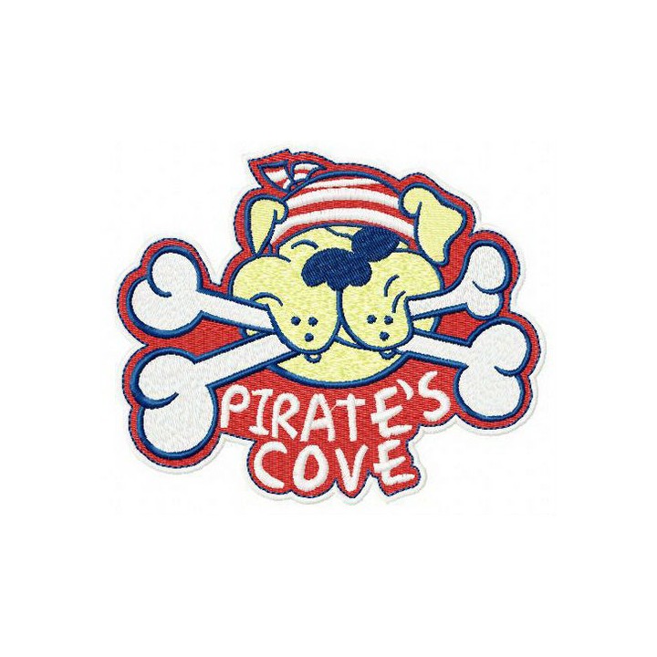 Pirate's cove embroidery design - Embroidery Design