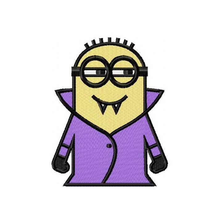 Vampire Minion 6 embroidery design - Embroidery Design