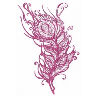 Feather 35 embroidery design - Embroidery Design