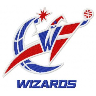 Washington Wizards logo embroidery design - Embroidery Design