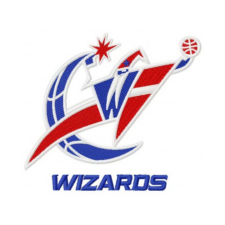 Washington Wizards logo embroidery design - Embroidery Design