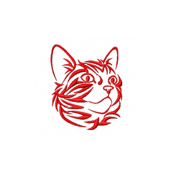 Cat 3 embroidery design - Embroidery Design
