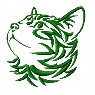 Cat 2 embroidery design - Embroidery Design