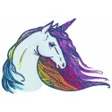 Preview of the Mythical Majesty unicorn embroidery design showcasing a whimsical unicorn motif for creative stitching.