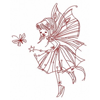 Night fairy 2 embroidery design - Embroidery Design