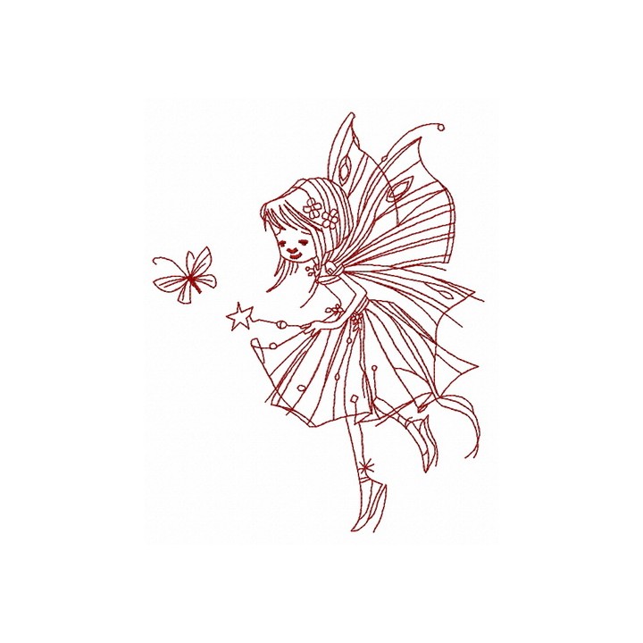 Night fairy 2 embroidery design - Embroidery Design