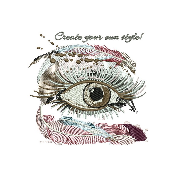 Create your own style embroidery design - Embroidery Design