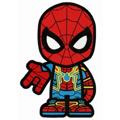 Cool Spiderman teen embroidery design showcasing a vibrant stitched motif for t-shirts and hoodies.