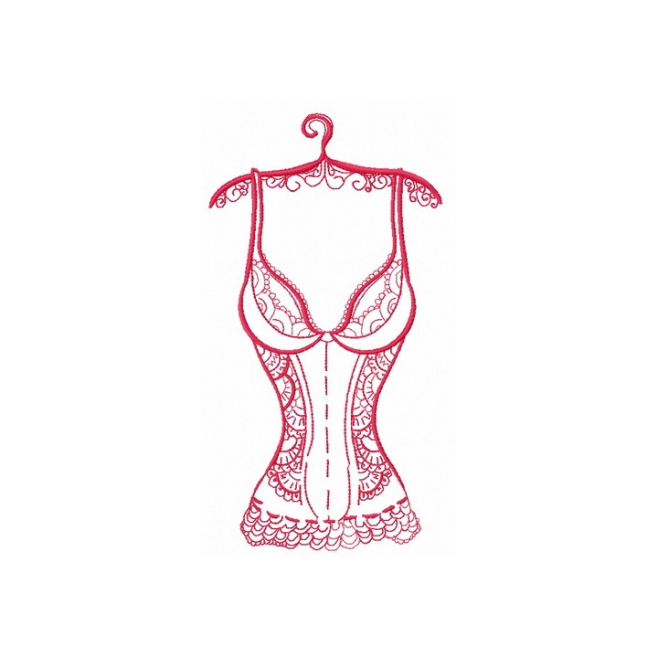 Sexy underwear 2 embroidery design - Embroidery Design