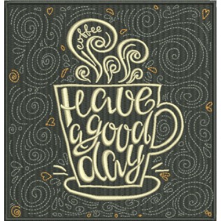 Have a good day embroidery design - Embroidery Design