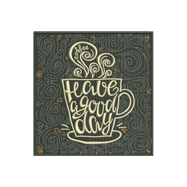Have a good day embroidery design - Embroidery Design