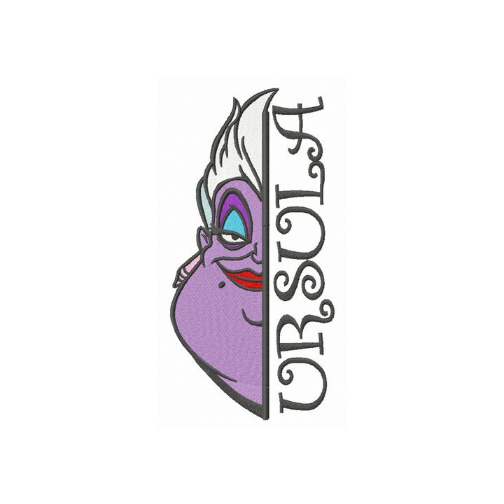 Ursula embroidery design - Embroidery Design