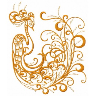 Firebird 9 embroidery design - Embroidery Design