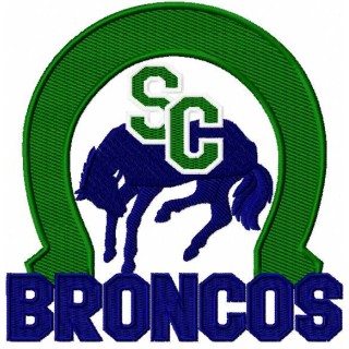 Swift Current Broncos logo embroidery design - Embroidery Design