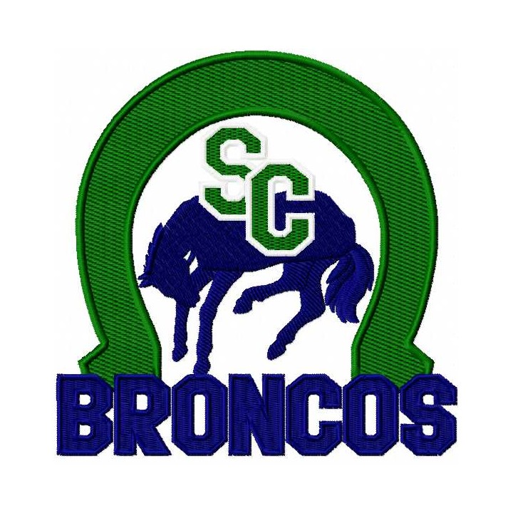 Swift Current Broncos logo embroidery design - Embroidery Design