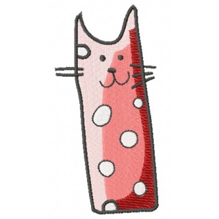 Funny cat 4 embroidery design - Embroidery Design