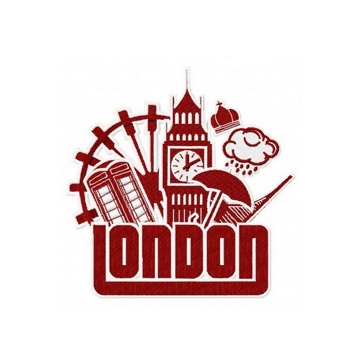 London 4 embroidery design - Embroidery Design