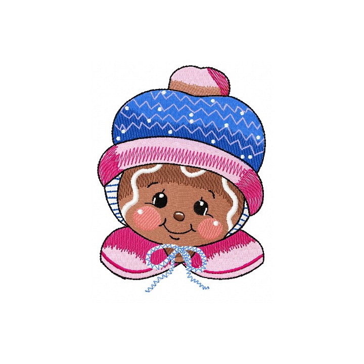 Gingers warm the heart 2 embroidery design - Embroidery Design