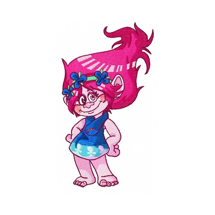 Princess Poppy 10 embroidery design - Embroidery Design