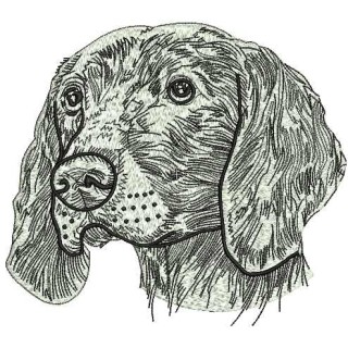 Retriever embroidery design - Embroidery Design